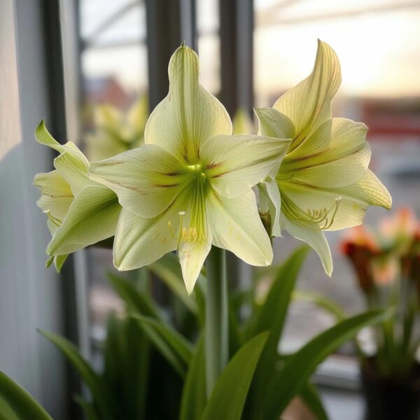 Hippeastrum (Gr.09 Trumpet) GREEN VALLEY