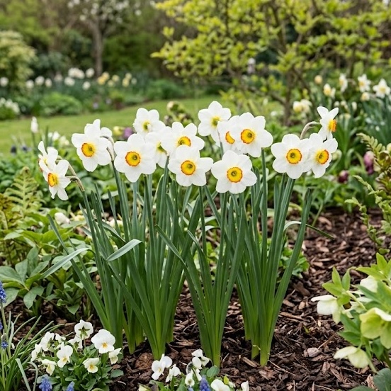 Narcissus - Div. 03 (parvocoronati) GOOSE GREEN 3 W-GYR